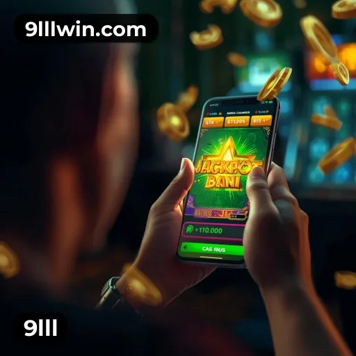 App 9lll para iOS e Android — interface mobile, login biométrico e PIX integrado